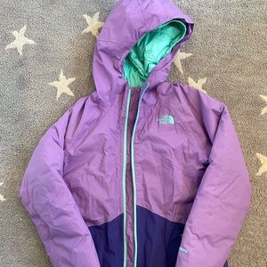 North Face winter ski coat. Girls size 10/12